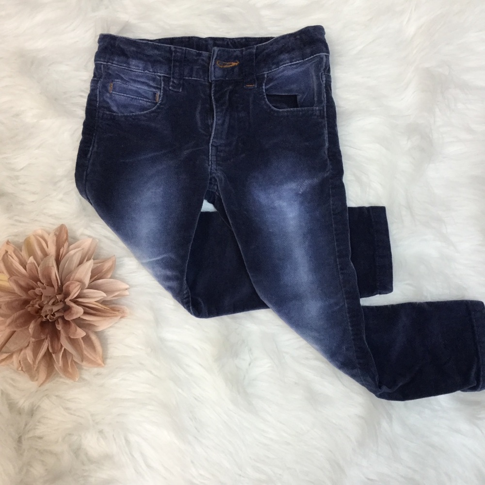 🔥 3/$20 UNITED COLORS OF BENETTON XX Small Velvet Pants Purple Blue